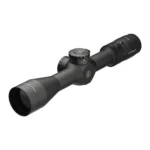 Leupold Mark 4HD Rifle Scope, black angled view with objective lens and adjustment turrets