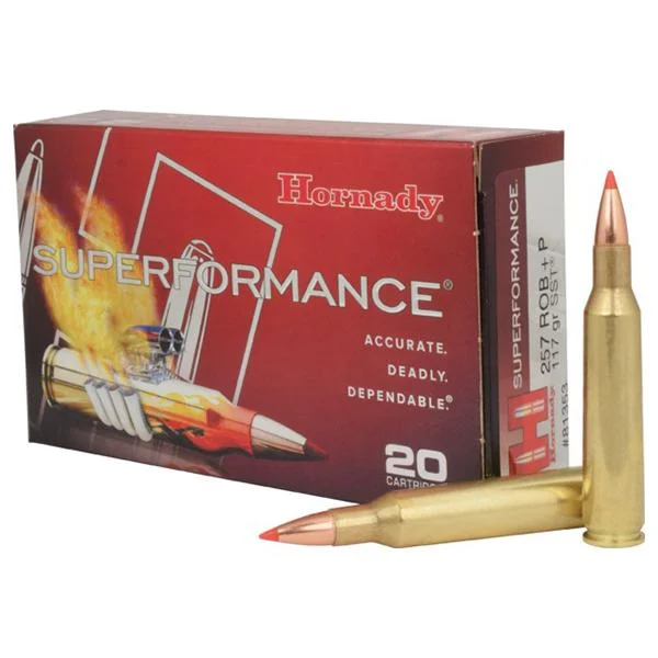 Hornady Mfg Hornady Superformance Rifle Ammunition .257 Roberts 117 gr SST 2945 fps 20/ct