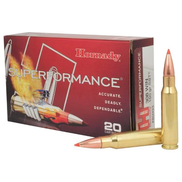 primary-50057 Hornady Mfg Hornady Superformance Rifle Ammunition .308 Win 150 gr SST 3000 fps 20/ct
