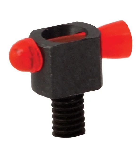 primary-50082 Hi-Viz HIVIZ SPARK II SIGHT SET RED, black threaded sight with red fiber-optic insert