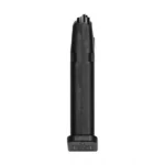 KCI USA Glock Gen 2 Magazine, black front view with polymer baseplate and visible feed lips