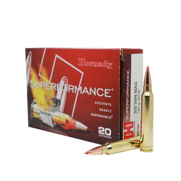 Hornady Mfg Hornady Superformance Rifle Ammunition .300 Win Mag 180 gr SST 3130 fps 20/ct