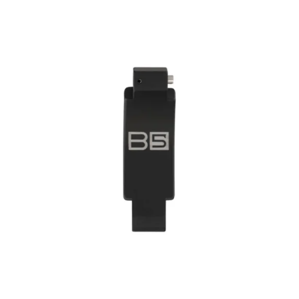 B5 Systems B5 Trigger Guard in black, front view with white B5 logo