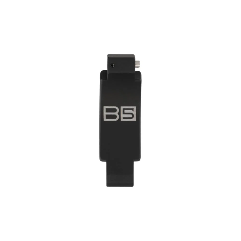 primary-50111 B5 Systems B5 Trigger Guard in black, front view with white B5 logo