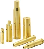 Shooting Made Easy SME SIGHT RITE BORE SGHTR 9MM, brass-coloured bore sighters in assorted shapes