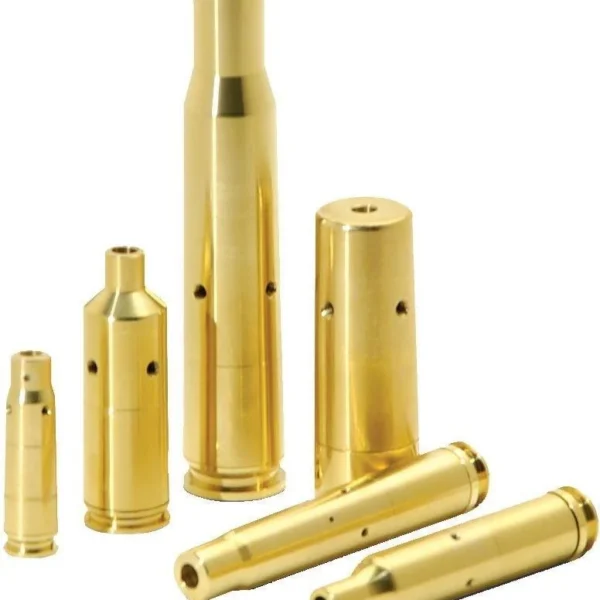 Shooting Made Easy SME SIGHT RITE BORE SGHTR 9MM, brass-coloured bore sighters in assorted shapes
