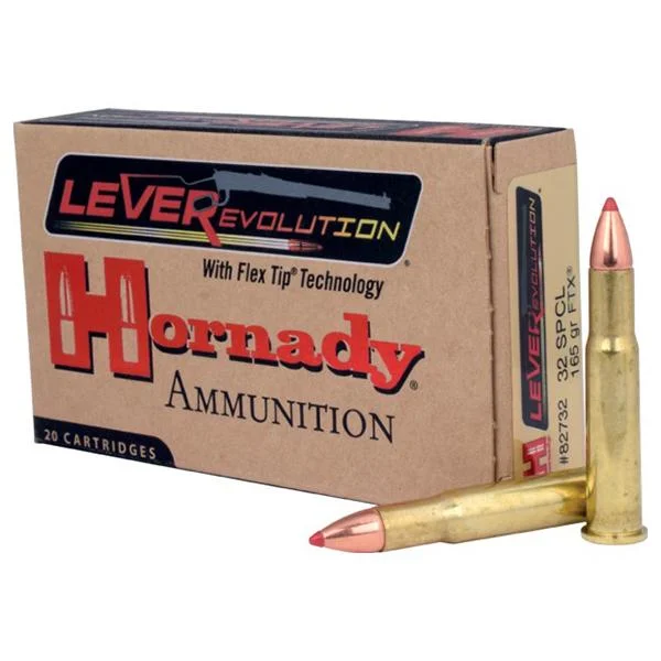 Hornady Mfg Hornady LEVERevolution Rifle Ammunition .32 Special 165 gr FTX 2410s fps 20/ct