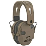 Walkers Game Ear Walker's Razor Tacti-Grip Ear Muffs -FDE with FDE Band 23NRR