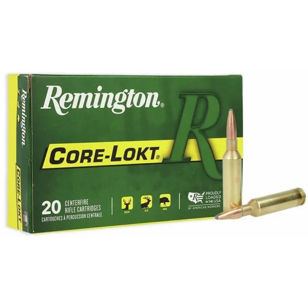 Remington Arms Co. Inc. Remington Core-Lokt Rifle Ammunition 6mm Creedmoor 100gr PSP 3000 fps 20/ct