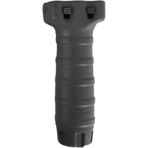 TangoDown Vertical Fore Grip Surefire, black front view with ribbed grip and dual top buttons