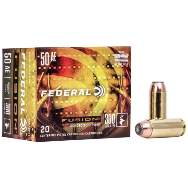 Federal Cartridge Co. Federal Fusion Handgun Ammunition .50 Action Express EXPFMJ 300gr