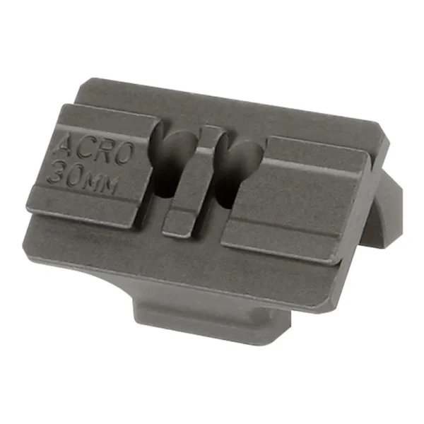 MIDWEST MK2 34MM ACRO CAP 45 OFFSET, grey angled cap mount viewed from above