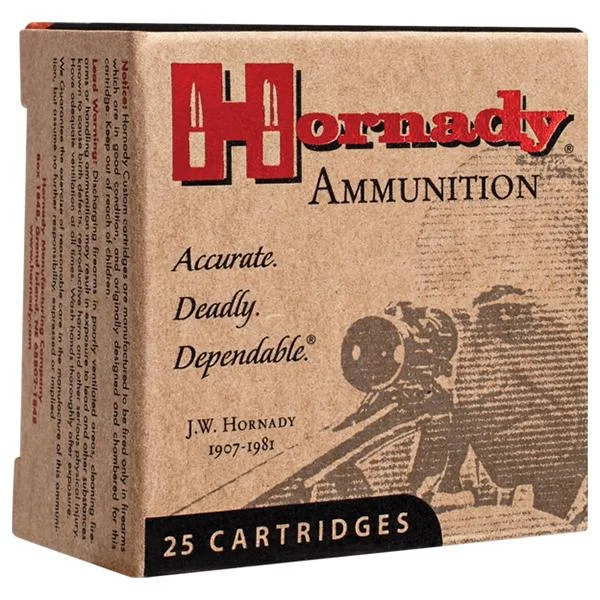 Hornady Mfg Hornady Custom Handgun Ammunition .25 ACP 35 gr XTP 900 fps 25/ct
