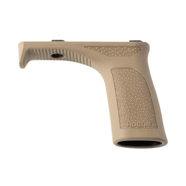 Hogue AR-15/M16 M-LOK Hybrid Forend Grip, right-side view in flat dark earth with textured grip