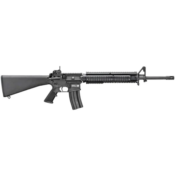 FN USA FN 15 Military Collector M16 Rifle right-side view with black stock, carry handle and magazine