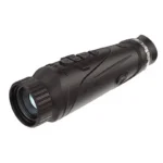Burris BTH35 V2 black thermal monocular, angled front view with lens and top buttons