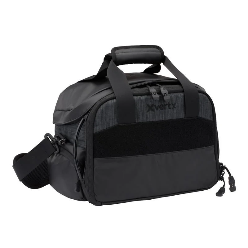 primary-50401 Fechheimer-Vertx VertX Course of Fire Light Range Bag front view in black with handles and strap