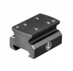 Leupold DeltaPoint Pro AR Mount, black angled top view with mounting holes