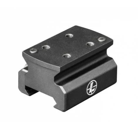 Leupold DeltaPoint Pro AR Mount, black angled top view with mounting holes
