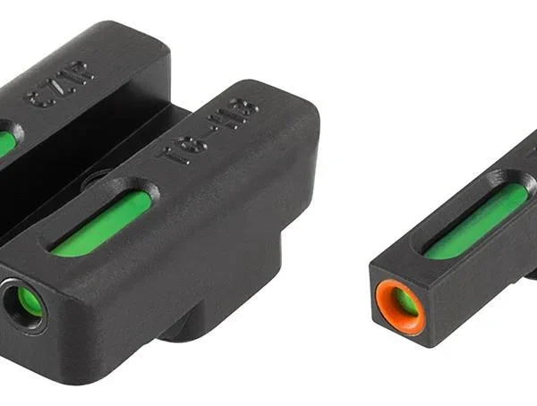 Truglo TFX Pro Tritium/Fiber-Optic Day/Night Sights Fit CZ 75 Series (Most Models) - Front Orange/Green Rear