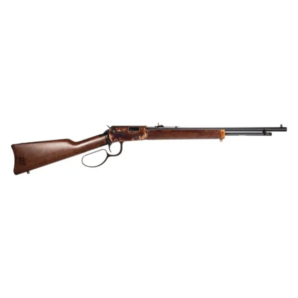 Heritage Settler Rifle wood-stocked lever-action rifle, right side view