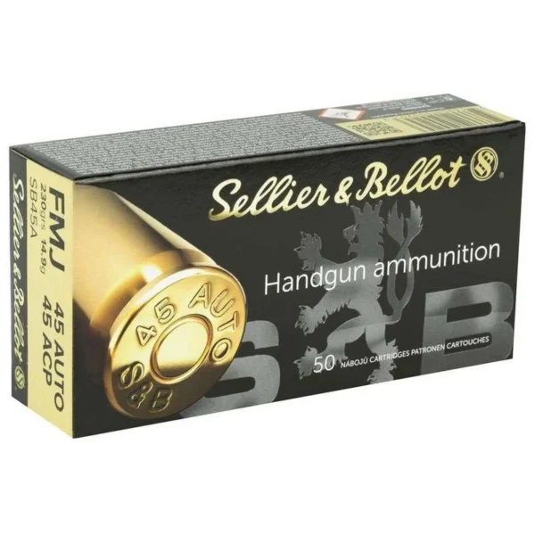 Mag-Tech/Sellier- Bellot Sellier & Bellot Pistol & Revolver Ammo .45 Auto 230 gr FMJ 50/ct