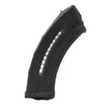 Leapers UTG AK/AKM Windowed Polymer Rifle Magazine, black curved magazine with side window