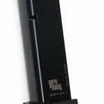 ProMag Ruger P90 Magazine black steel magazine with extended base, front angled view
