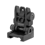 Leapers Inc. UTG ACCU-SYNC Spring-loaded AR15 Flip-up Rear Sight, black rear view