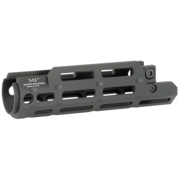 Midwest Industries HK MP5 M-LOK Handguard in black, right-side view with vented slots