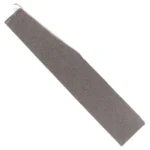 Allen Knit Rifle Pouch Gray, long gray knit pouch laid diagonally with loop at one end