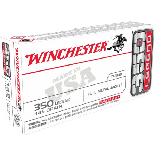 Winchester Ammunition WIN USA 350 LEGEND 145GR FMJ 20/200