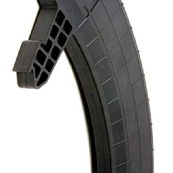ProMag SKS Magazine, black curved polymer magazine in side view