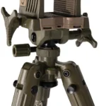 AOB BOG DeathGrip Tripod, camouflage tripod with padded clamp in front view