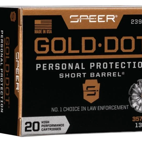 Speer Ammunition SPR GOLD DOT 9MM+P 124GR HP 20/200