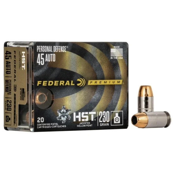 Federal Cartridge Co. Federal Premuim Personal Defense Centerfire Handgun Ammunition .45 ACP 230 gr JHP 890 fps 20/ct