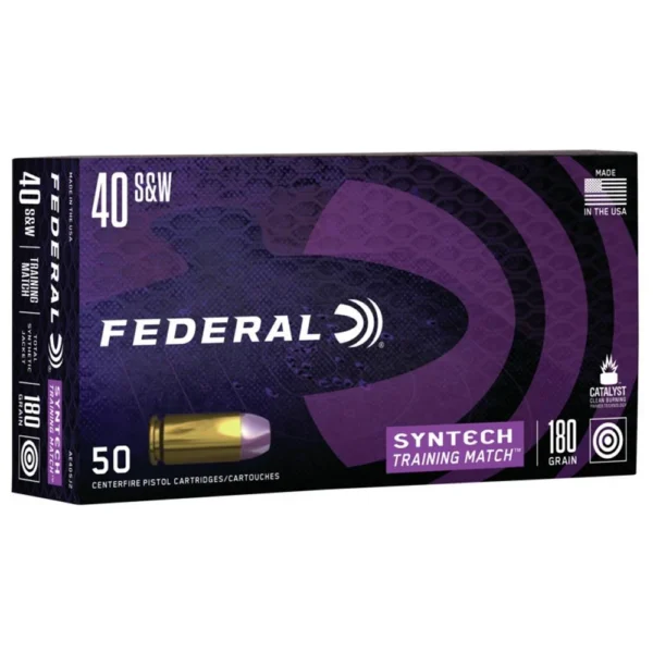 Federal Cartridge Co. 40 S&W 180 GR TRAINING MATCH (TSJ)
