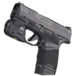 Streamlight STRMLGHT TLR-6, black light and laser mounted on a pistol, right-side view