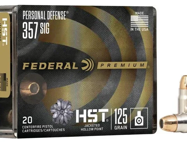 Federal Cartridge Co. Federal Personal Defense HST Handgun Ammunition .357 Sig 125 gr JHP 1360 fps 20/ct
