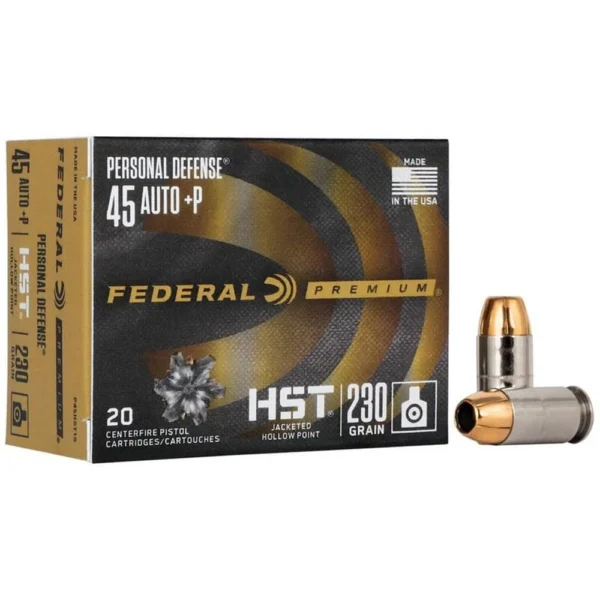 Federal Cartridge Co. 45AUTO 230GR HST JHP PRSONL DFNC