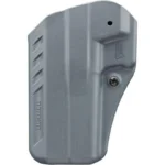 BLACKHAWK BH ARC IWB SIG P365XL AMBI GRY, gray holster front view with screw and vent slots