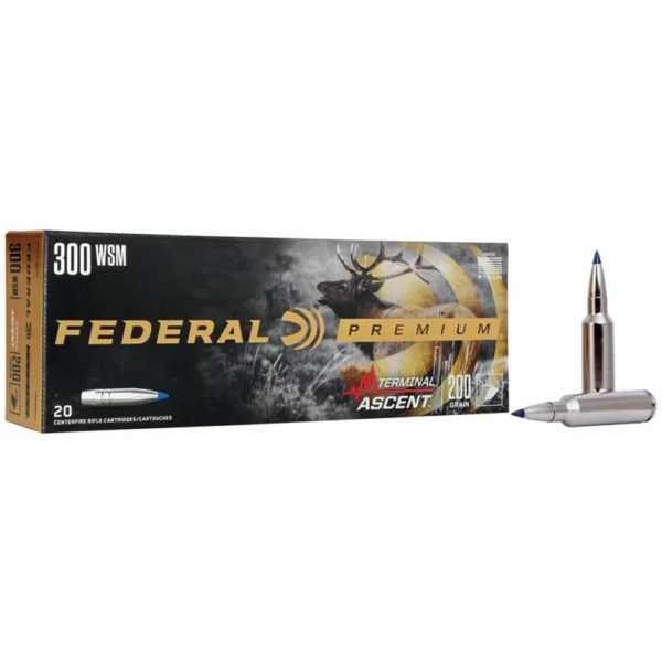 Federal Cartridge Co. Federal Terminal Ascent Rifle Ammunition .300 WSM 200 gr 2810 fps 20/ct