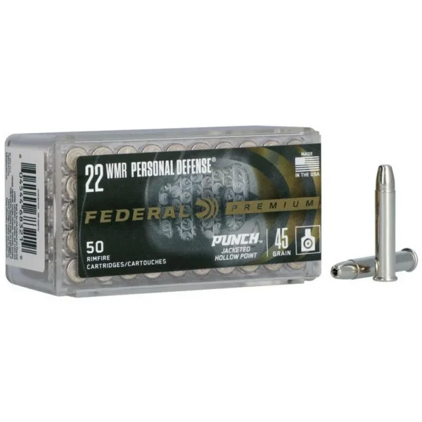 Federal FED PUNCH 22WMR 45GR JHP 50/3000