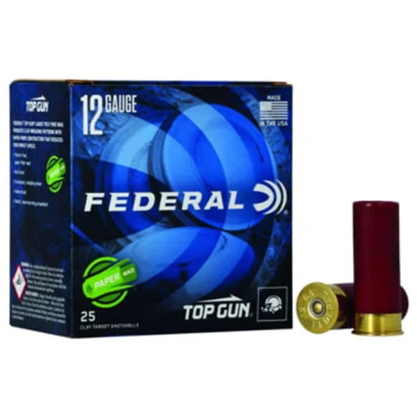 Federal Cartridge Co. Federal Top Gun Steel Paper Wad Shotshells 12 ga 2-3/4" 1 oz 1250 fps #7.5 25/ct