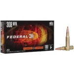 Federal Cartridge Co. Federal Fusion Tipped Rifle Ammunition 308 Win 180gr PT 2600 fps 20/ct