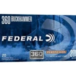 Federal Cartridge Co. Federal Power-Shok Rifle Ammunition .360 Buckhammer 200gr JSP 2197 fps 20/ct