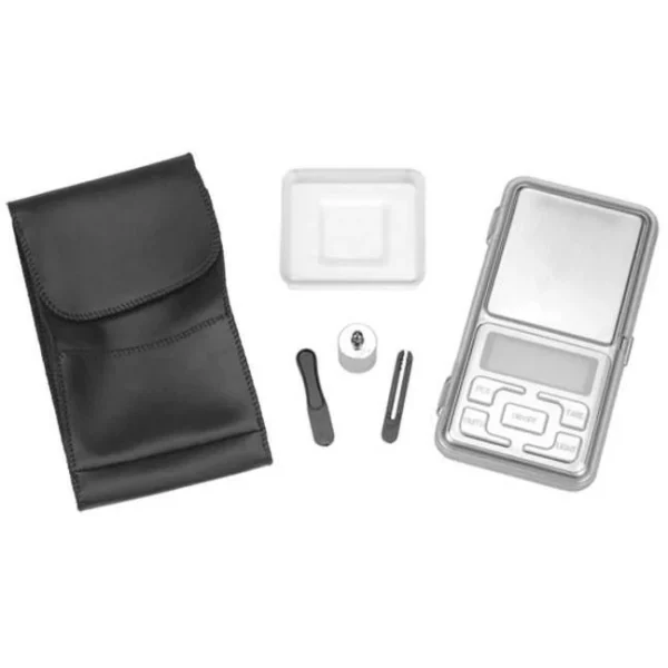 AOB Frankford Arsenal DS-750 Digital Reloading Scale, silver scale with case and accessories