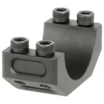 Midwest Industries MK2 Threaded Cap 30mm Black, two black metal clamp pieces with screws