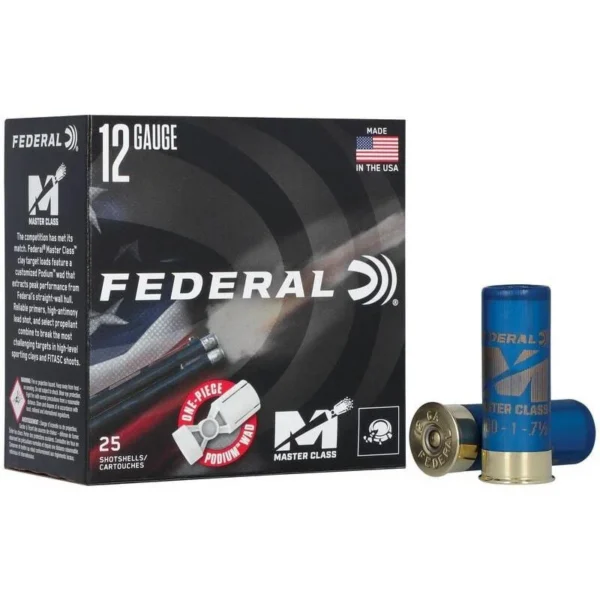 Federal FED MAST CLS 12GA 2.75" 1 1/8OZ #8
