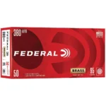 Federal Champion Handgun Ammunition red box, straight front view